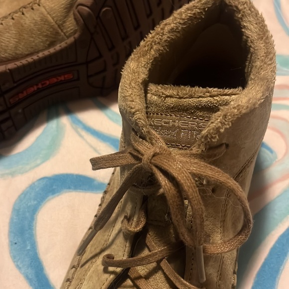 Suede Sketchers relaxed fit memory foam sneaker boot - Picture 5 of 5